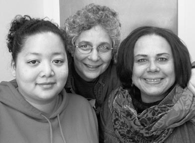 Christina Wilson, Karen Shain, and Doris Mitchell